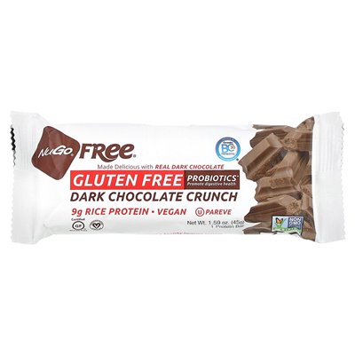 NUTINGE NUGO, glutenfreies Protein, dunkler Schokoladen-Crunch, 12 Riegel, 1,59 oz (45 g)
