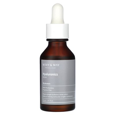 Mary & May, serum Hyaluronics, 1.01 Fl Oz (30 ml) Mary & May, serum Hyaluronics, 1.01 Fl Oz (30 ml)