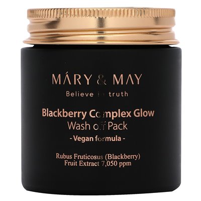 Mary &amp May, Blackberry Complex Glow, Walka of Off Pack, 4,4 uncji (125 g)