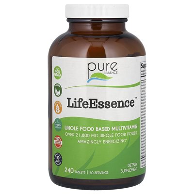 Pure Essence, LifeSsence, Whole Food Multivitamin, 240 Tabletten
