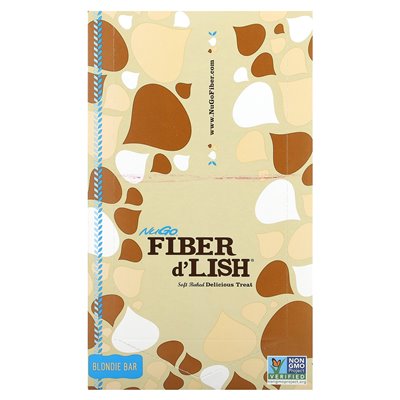 NUGO Nutrition, Fiber D 'Lish, Blondie Bar, 16 barów, 1,6 uncji (45 g)