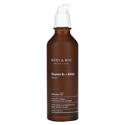 Mary & May, Vitamin B5 + Bifida, Toner, 4,05 fl oz (120 ml)