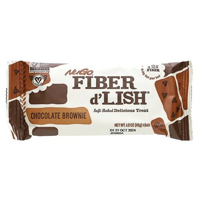 NUGO Nutrition, Fibre d'Lish, Schokoladenbrownie, 16 Riegel, 1,6 oz (45 g)