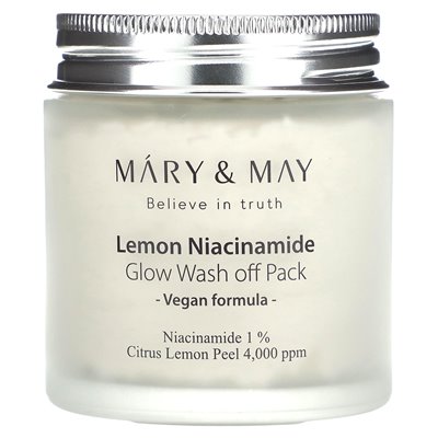 Mary & May, Zitronen-Niacinamid-Glow, Walk-of-Off-Packung, 4,4 oz (125 g)