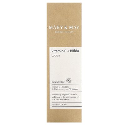 Mary & May, Vitamin C + Bifida, Balsam, 4,05 fl oz (120 ml)
