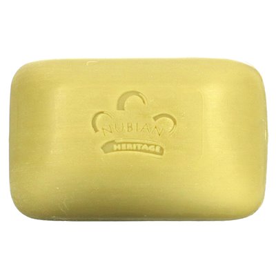 Nubian Heritage, Raw Shea Butter Bar Mydło, 5 uncji (142 g)