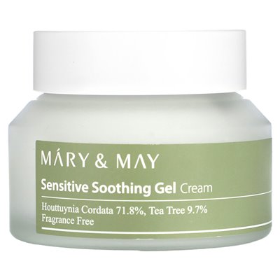 Mary &amp May, wrażliwy krem ​​żelowy, 2,46 uncji (70 g)