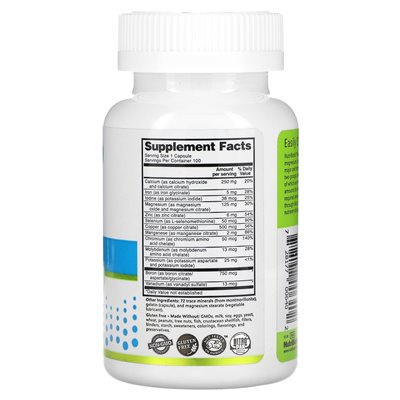 NutriBiotic, Essentials, Multi Mineral, 100 Gluten Free Capsules NutriBiotic, Essentials, Multi Mineral, 100 Gluten Free Capsules