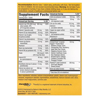 Nature, Alive! Over 50 Complete Multivitamins, 50 Tablets