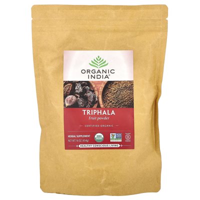 Ekologiczne Indie, Triphala, proszek owocowy, 16 uncji (454 g) Ekologiczne Indie, Triphala, proszek owocowy, 16 uncji (454 g)