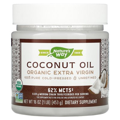 Nature's Way, Bio-Kokosnussöl, Extra Vergine, 16 oz (453 g)