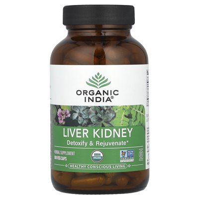 Organic India, wątroba nerki, 180 warzyków warzywnych Organic India, wątroba nerki, 180 warzyków warzywnych