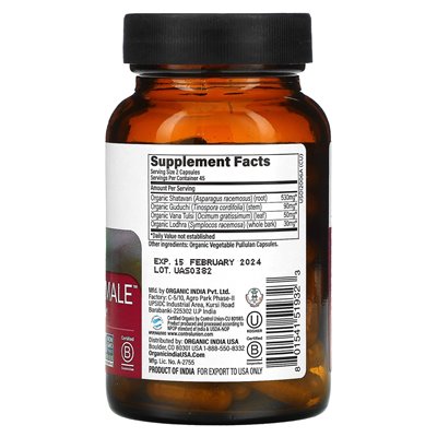 Organic India, Essential Women, Hormonelles Gleichgewicht, 90 pflanzliche Wirkstoffe