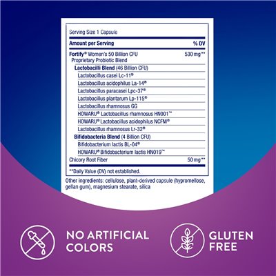 Nature's Way, Fortify Probiotics + Prebiotics, Extra Strength, 50 Milliarden, 30 Kapseln mit verzögerter Freisetzung