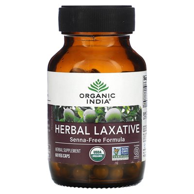 Organic India, pflanzliche Abführmittel, Senna Formula, 60 Beutel Gemüse