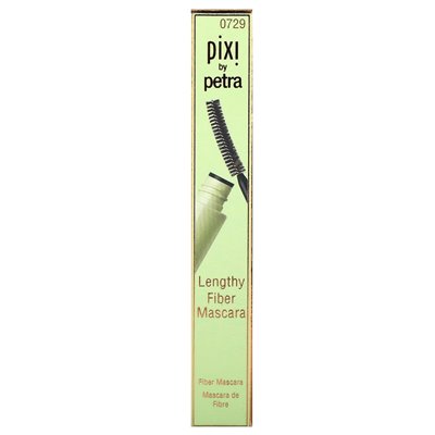 Pixi Beauty, długi tusz do rzęs światłowodowy, 0729 Fibre Black, 0,23 uncji (6,5 g)