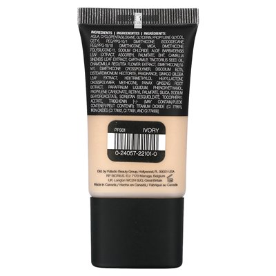 Palladio, Puder-Finish-Foundation, Elfenbein PFS01, 0,91 Fl Oz (27 ml)