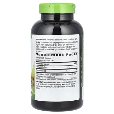 Nature's Way, Penaugreek Seed, 1130 mg, 320 wegańskich kapsułek (565 mg na kapsułkę) Nature's Way, Penaugreek Seed, 1130 mg, 320 wegańskich kapsułek (565 mg na kapsułkę)