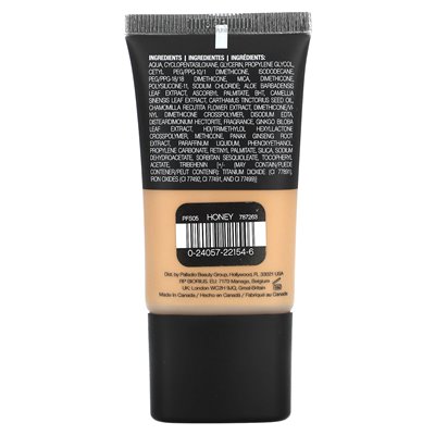 Palladio, Powder Finish Foundation, Honey PFS05, 0.91 Fl Oz (27 ml)