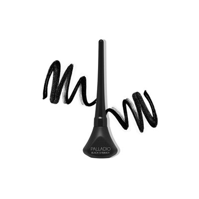 Palladio, płynny eyeliner, czarny połysk ELLS274, 0,13 Fl Oz (3,8 ml)