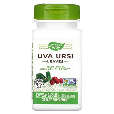 Nature's Way, Uva Ursi, leaves, 1440 mg, 100 vegan capsules (480 mg per capsule)