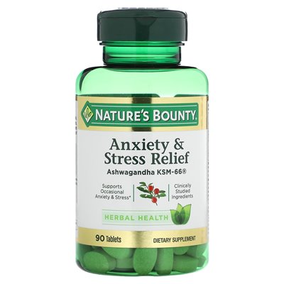 Nature Natures, Linderung von Angst und Stress, 90 Tabletten
