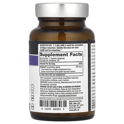 Jakość życia, Oligonol®, 100 mg, 30 Vegicaps Jakość życia, Oligonol®, 100 mg, 30 Vegicaps