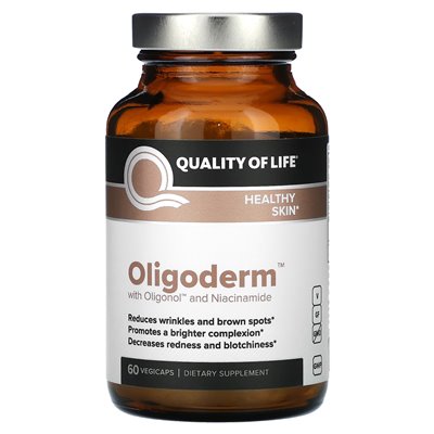 Jakość życia, oligoderma z oligonol i niacynamid, 60 vegicaps Jakość życia, oligoderma z oligonol i niacynamid, 60 vegicaps