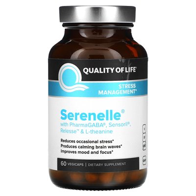 Lebensqualität, Serenelle, Stressmanagement, 60 vegetarische Kapseln
