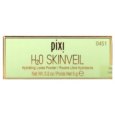 Pixi Beauty, H2O Skinveil, Hydrating Loose Powder, 0451 Półprzezroczysty, 0,2 uncji (5 g)