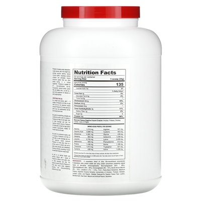 Odżywianie metaboliczne, protizym, wyspecjalizowane białko, ciastko masła orzechowego, 4 funty (1820 g) Odżywianie metaboliczne, protizym, wyspecjalizowane białko, ciastko masła orzechowego, 4 funty (1820 g)