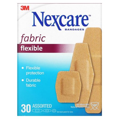 Nexcare, elastyczne bandaża tkanin, 30 różnych rozmiarów
