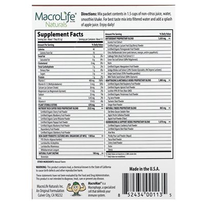 Macrolife Naturals, Miracle Reds, Superfood, Goji, Granate, Acai, Mangosten, 12 pakietów, 0,3 uncji (9,5 g) Macrolife Naturals, Miracle Reds, Superfood, Goji, Granate, Acai, Mangosten, 12 pakietów, 0,3 uncji (9,5 g)