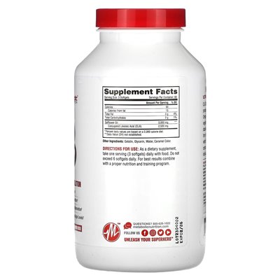 Odżywianie metaboliczne, CLA 3000, 3000 mg, 180 miękkich (1000 mg na miękką) Odżywianie metaboliczne, CLA 3000, 3000 mg, 180 miękkich (1000 mg na miękką)