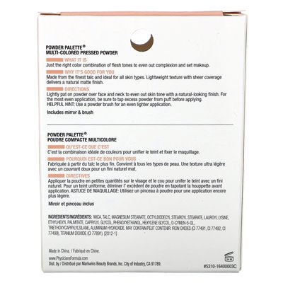 Doctors Formula Puderpalette Multicolor Press Puder 1640 Translucent 0,3 oz (9 g)