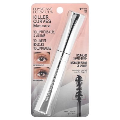 Doctors Formula, Killer Curves Mascara, PF10013 Schwarz, 8 g (0,28 oz) Doctors Formula, Killer Curves Mascara, PF10013 Schwarz, 8 g (0,28 oz)