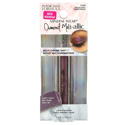 Doctors Formula, Mineral Wear, Diamond Melt Lidschatten, 1712259 Precious Purple, 0,09 fl oz (2,8 ml)
