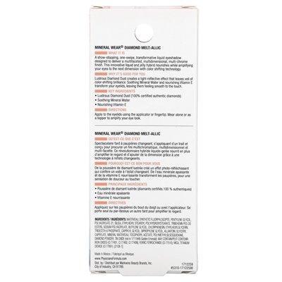 Doctors Formula, Mineral Wear, Diamond Melt Lidschatten, 1712259 Precious Purple, 0,09 fl oz (2,8 ml)