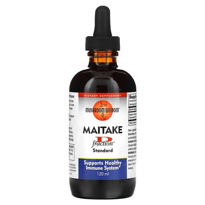 Mushroom Wisdom, Maitake D-Frakcja, Standard, 120 ml Mushroom Wisdom, Maitake D-Frakcja, Standard, 120 ml