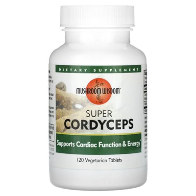Mądrość grzybów, super Cordyceps, 120 wegetariańskich tabletek