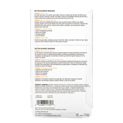 Doctors Formula, Butter Mascara, 1711769 Schwarz, 0,33 fl oz (10 ml)
