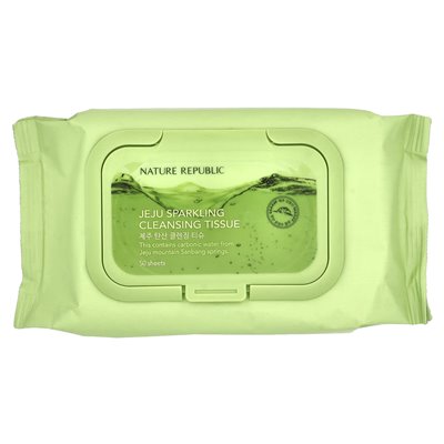 Nature Republic, Jeju Blawling Cleansing Tissue, 50 sheets