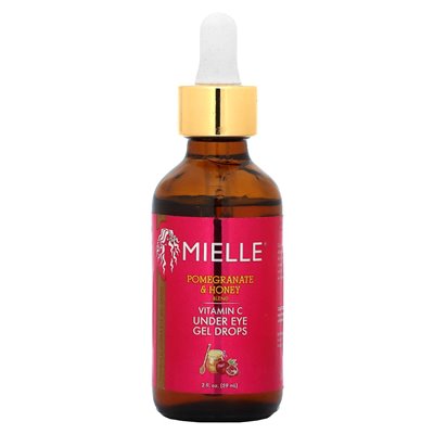 Mielle, witamina C pod kroplami żelowymi, mieszanką granatu i miodu, 2 fl oz (59 ml)