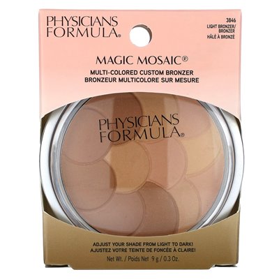 Doctors Formula, Magic Mosaic, Multi-Color Custom Bronzer, 3846 Light Bronzer/Bronzer, 0.3 oz (9 g) Doctors Formula, Magic Mosaic, Multi-Color Custom Bronzer, 3846 Light Bronzer/Bronzer, 0.3 oz (9 g)