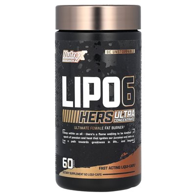 Nutrex Research, LIPO 6 Hers, Ultra Concentrate, 60 Liqui-Caps Nutrex Research, LIPO 6 Hers, Ultra Concentrate, 60 Liqui-Caps