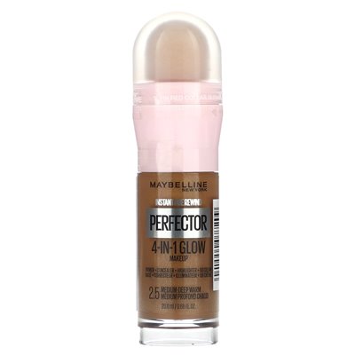 Maybelline, Instant Age Rewind, Perfector 4-in-1-Make-up, 2,5 mitteldunkelwarm, 20 ml (0,68 fl. oz.)