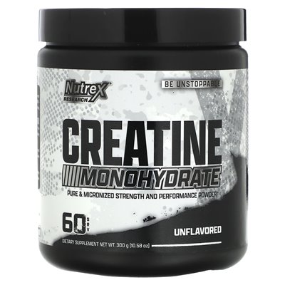 Nutrex Research, Creatine Monohydrate, Unflavored, 10.58 oz (300 g) Nutrex Research, Creatine Monohydrate, Unflavored, 10.58 oz (300 g)