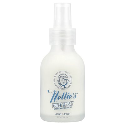Nellie's, spray toaletowe, cytryna, 3,38 fl oz (100 ml)