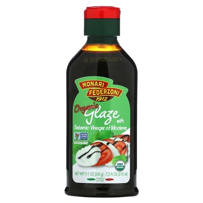 Monari Federzoni, Organic Glaze with Balsamic Vinegar of Modena, 9.1 oz (260 g)