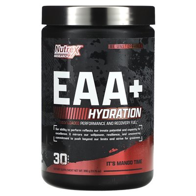 Nutrex Research, EAA+ Hydration, It's Mango Time, 13,76 uncji (390 g)